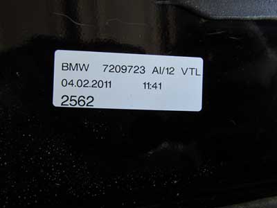 BMW Exterior B Pillar Cover, Front Left 51337209723 F10 528i 535i 550i ActiveHybrid 5 M57